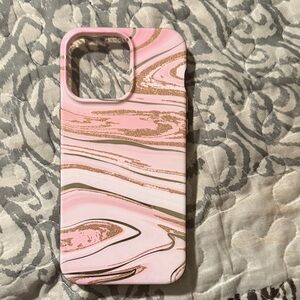 Pink Marble Phone Case for iPhone 15 Pro Max